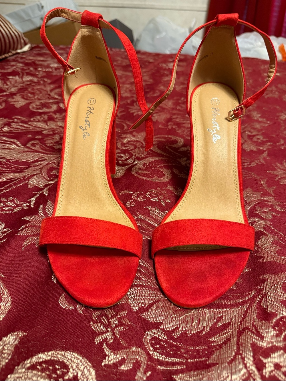 3 Pair of Ankle-Strap Heels Shoes - Picture 8 of 16